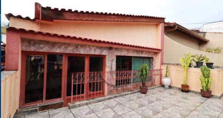 Sobrado com 3 dormitórios, 223 m² - venda por r$ 800.000,00 ou aluguel por r$ 3.950,00/mês - vila metalúrgica - santo andré/sp