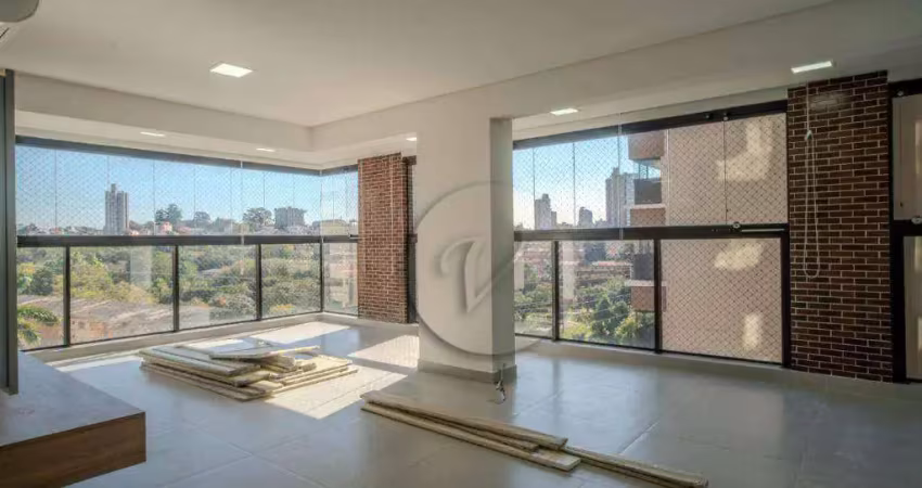 Apartamento com 3 dormitórios para alugar, 132 m² por r$ 8.100,00/mês - jardim - santo andré/sp