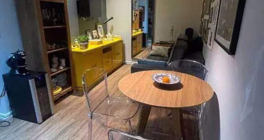 Maravilhoso flat com 1 dormitório à venda, 44 m² - centro - santo andré/sp