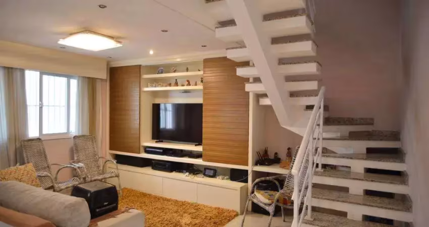 Sobrado com 3 dormitórios à venda, 125 m² por r$ 800.000 - vila floresta - santo andré/sp