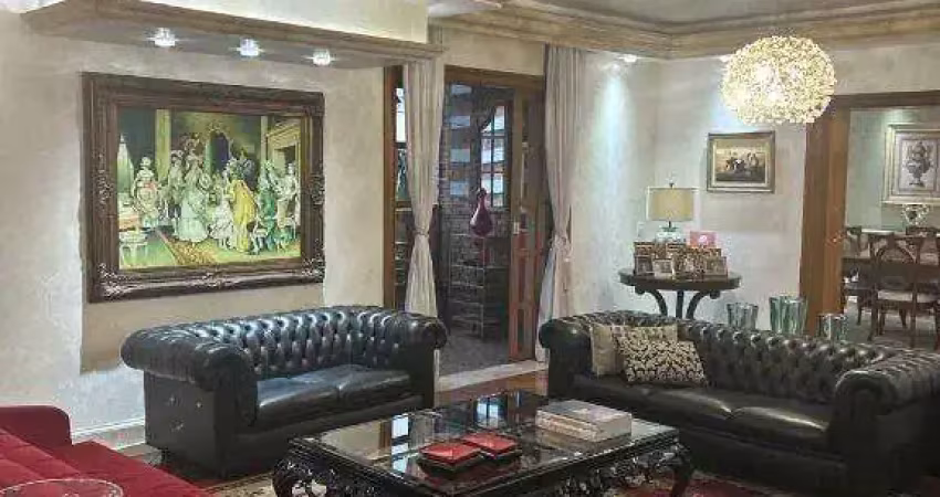 Maravilhoso apartamento construtora mantovani com 4 suítes , 4 vagas à venda, 440 m² por r$ 3.190.000 - vila bastos - santo andré/sp