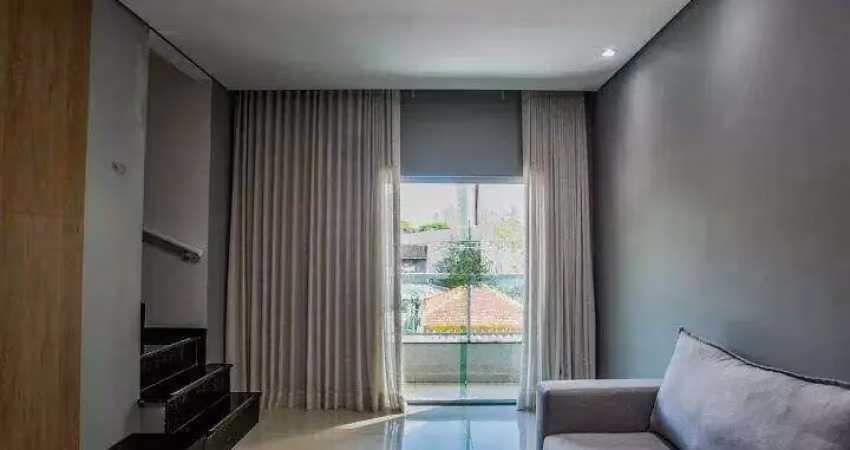 Cobertura com 2 dormitórios à venda, 140 m² por r$ 780.000,00 - vila assunção - santo andré/sp