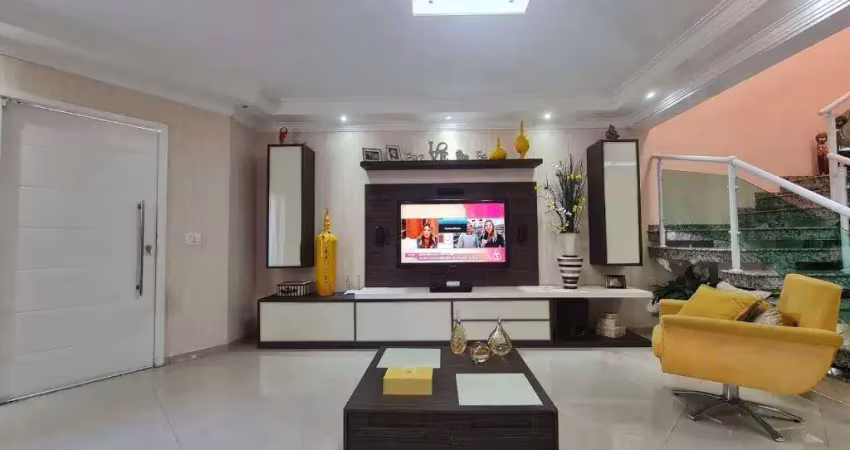 Sobrado com 3 dormitórios à venda, 293 m² por r$ 1.780.000,00 - vila santa teresa - santo andré/sp