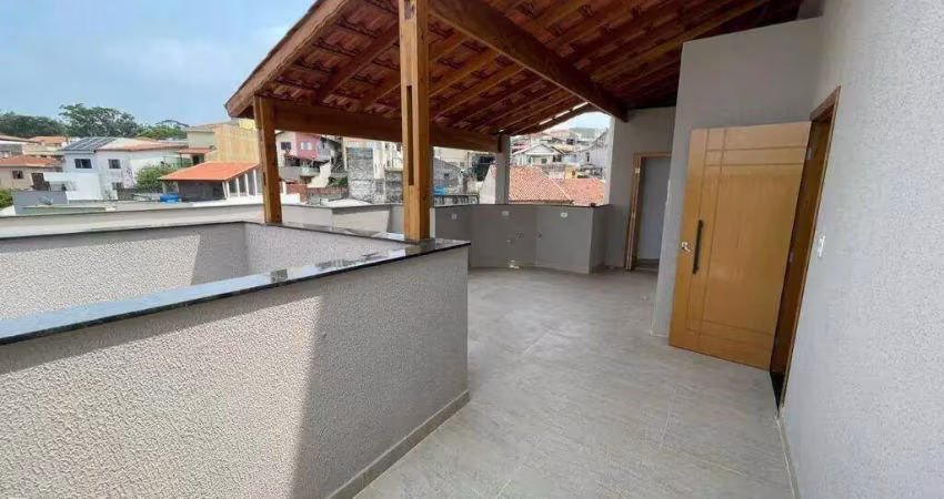 Cobertura com 2 dormitórios à venda, 94 m² por r$ 475.000,00 - parque das nações - santo andré/sp