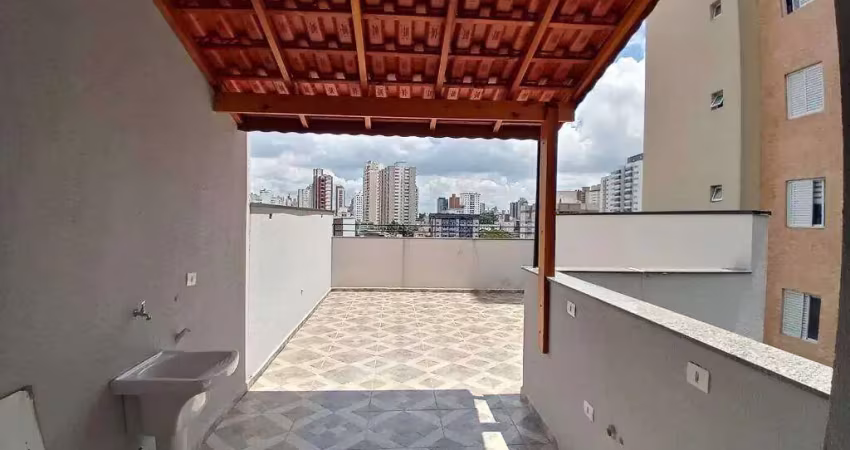 Cobertura à venda, 100 m² por r$ 560.000,00 - vila santa teresa - santo andré/sp