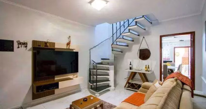 Sobrado com 2 dormitórios, 123 m² - venda por r$ 750.000,00 ou aluguel por r$ 4.228,00/mês - vila bastos - santo andré/sp