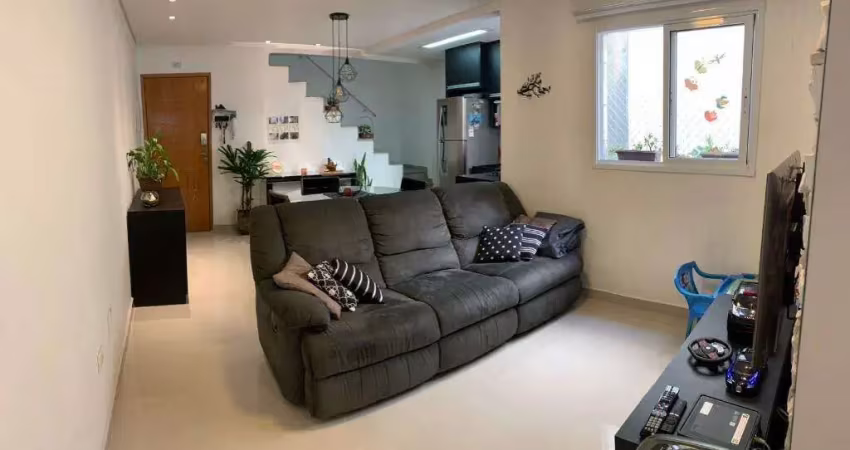 Cobertura com 3 dormitórios à venda, 150 m² por r$ 747.300,00 - vila américa - santo andré/sp