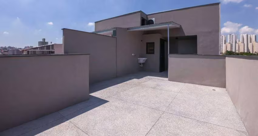 Cobertura com 2 dormitórios à venda, 76 m² por r$ 455.000,00 - jardim ocara - santo andré/sp