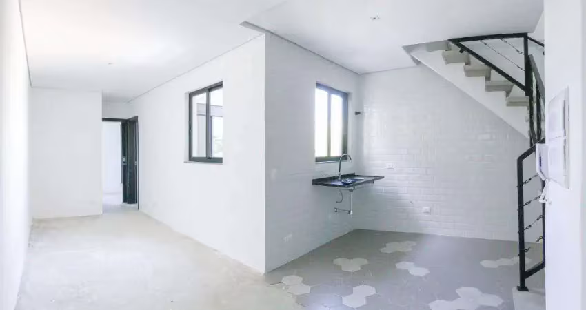 Cobertura com 2 dormitórios à venda, 76 m² por r$ 475.000,00 - jardim ocara - santo andré/sp