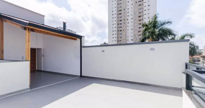 Cobertura com 2 quartos para alugar na Rua Gonzaga Franco, Vila Guiomar, Santo André
