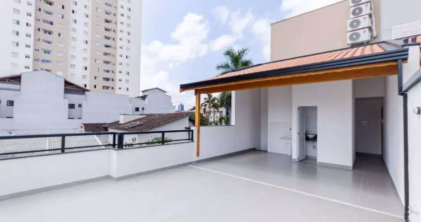 Cobertura com 2 quartos para alugar na Rua Gonzaga Franco, Vila Guiomar, Santo André