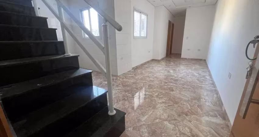 Cobertura, 106 m² - venda por r$ 460.000,00 ou aluguel por r$ 2.720,83/mês - vila linda - santo andré/sp