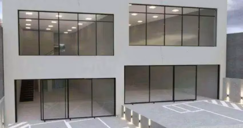 Salão para alugar, 240 m² por r$ 14.000,00/mês - vila bastos - santo andré/sp