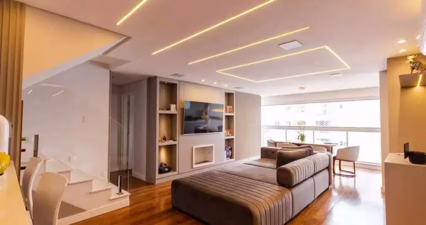 Cobertura à venda no parque das nações – 183m² | 3 dormitórios (2 suítes) | 3 vagas | terraço gourmet com jacuzzi | porteira fechada
