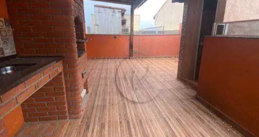 Cobertura com 2 dormitórios para alugar, 39 m² por R$ 2.206,82/mês - Parque das Nações - Santo André/SP
