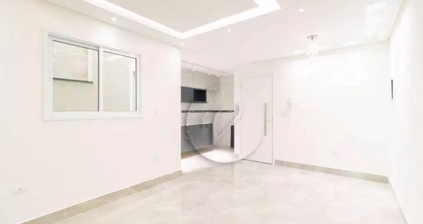 Apartamento com 2 dormitórios para alugar, 68 m² por r$ 3.113,02/mês - campestre - santo andré/sp
