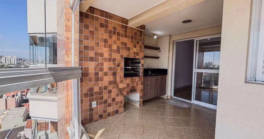 Apartamento com 3 dormitórios, 90 m² - venda por r$ 700.000,00 ou aluguel por r$ 3.445,00/mês - vila pires - santo andré/sp