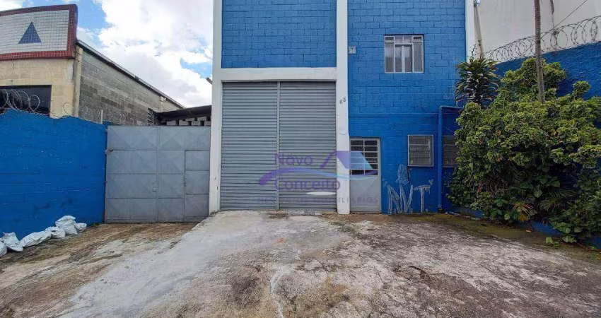 Galpão para alugar, 487 m² por R$ 8.677,07/mês - Vila Carmosina - São Paulo/SP