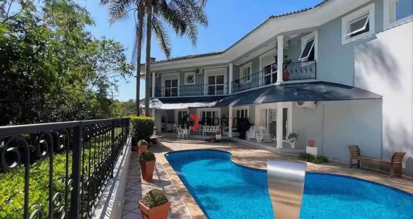 Casa com 4 dormitórios à venda, 421 m² por r$ 3.300.000,00 - granja viana - cotia/sp