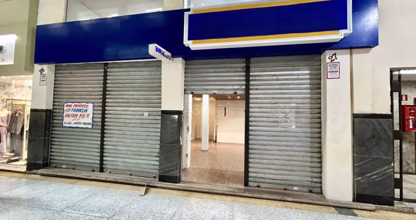 Oportunidade de aluguel: 2 lojas comerciais na galeria constança valadares