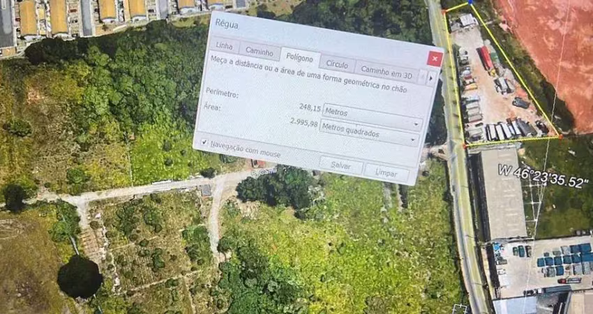 Terreno com 2990 m² - água chata - itaquaquecetuba - sp