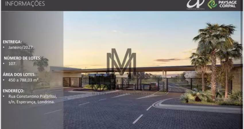 Terreno em condomínio á venda condomínio garnet casa & resort londrina