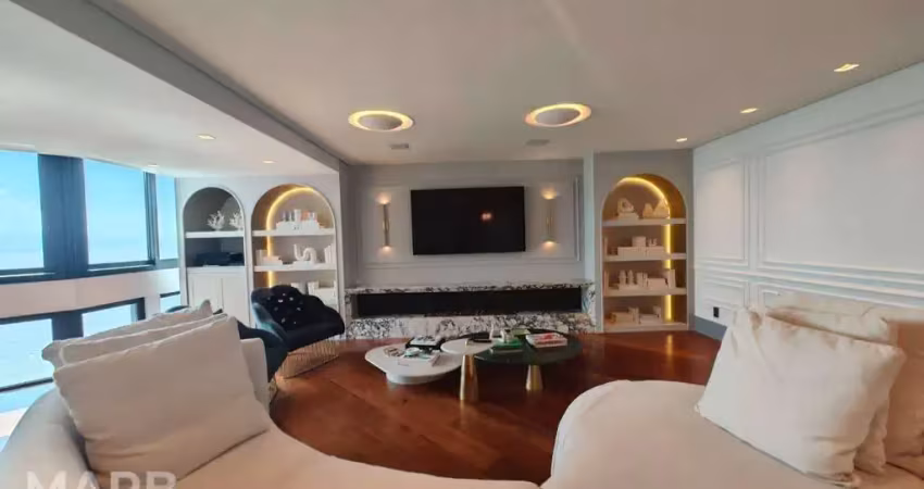 Apartamento com 3 dormitórios à venda, 251 m² por r$ 4.950.000,00 - beira mar - florianópolis/sc