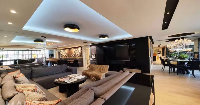 Apartamento garden com 4 dormitórios à venda, 325 m² por r$ 4.700.000,00 - centro - florianópolis/sc