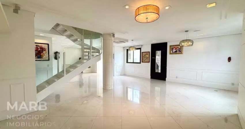 Cobertura com 4 dormitórios à venda, 240 m² por r$ 3.400.000,00 - centro - florianópolis/sc