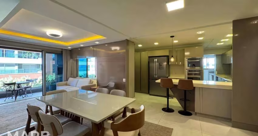 Apartamento com 3 dormitórios à venda, 135 m² por r$ 5.000.000,00 - beira mar - florianópolis/sc