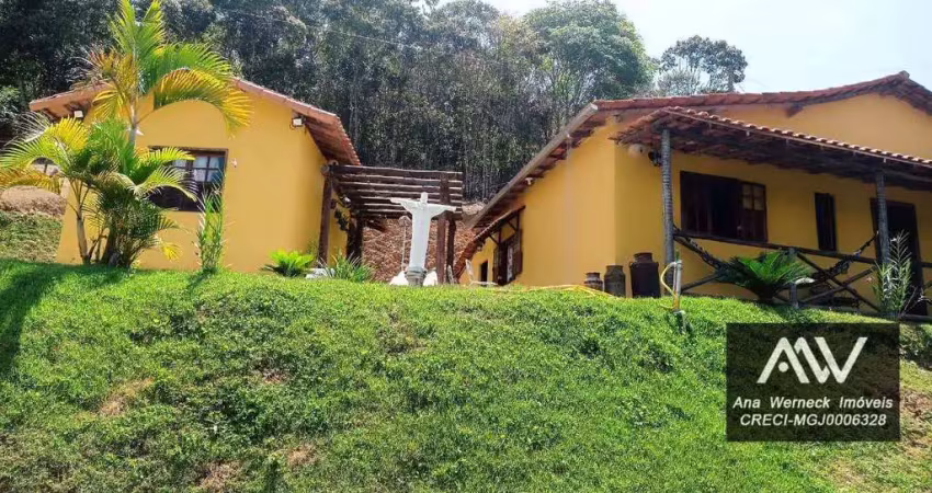Chácara com 5 quartos, 7.500 m², à venda por r$ 150.000.00- de entrada - cidade de chácara, mg