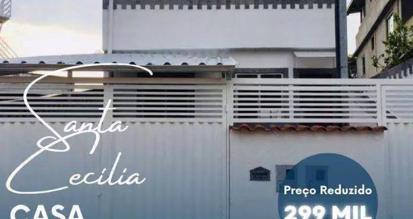 Casa com 2 dormitórios à venda, 100 m² por r$ 299.000,00 - santa cecília - juiz de fora/mg