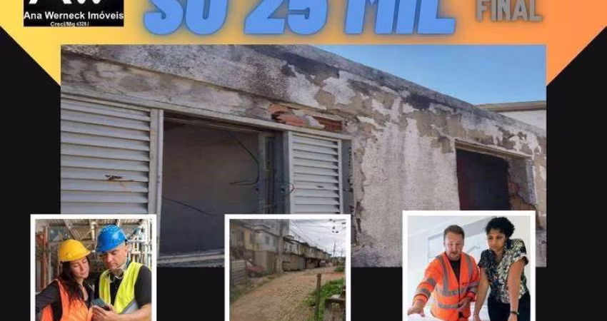 Casa com 2 dormitórios à venda, 100 m² por R$ 25mil valor total - São Geraldo - Juiz de Fora/MG