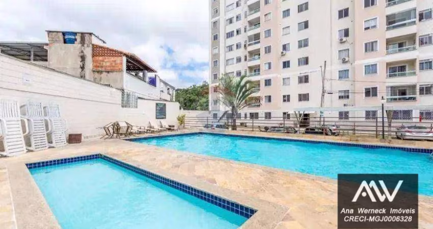 Apartamento com 2 dormitórios à venda, 61 m² por R$ 240.000,00 - Democrata - Juiz de Fora/MG
