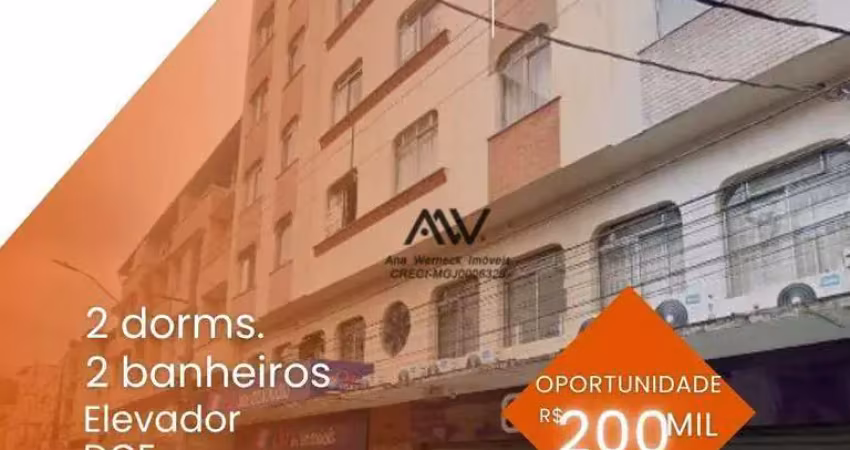 Apartamento com 2 dormitórios à venda, 75 m² por r$ 200.000,00 - centro - juiz de fora/mg