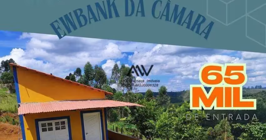 Chácara com 1 dormitório à venda, 990 m² por r$ 65mil de entrada + parcelas - bosque dos eucalíptos - ewbank da câmara/mg