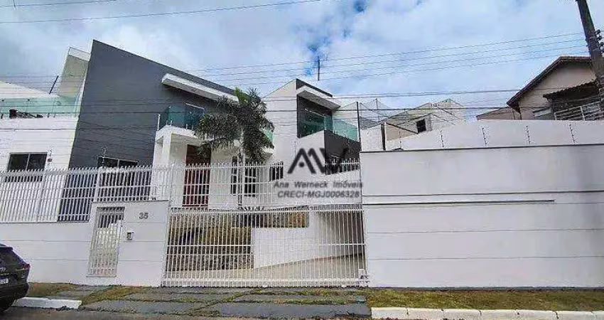 Casa com 4 dormitórios à venda, 300 m² por r$ 1.200.000 - alto dos pinheiros - juiz de fora/mg