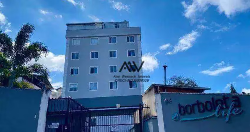 Apartamento com 2 dormitórios à venda, 53 m² por r$ 160.000,00 - borboleta - juiz de fora/mg