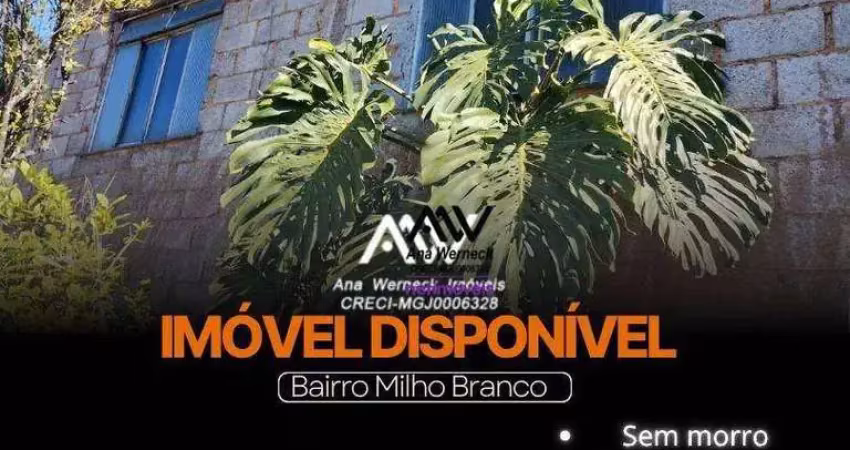 Casa com 2 dormitórios à venda, 60 m² por r$ 35.000 de entrada- milho branco - juiz de fora/mg
