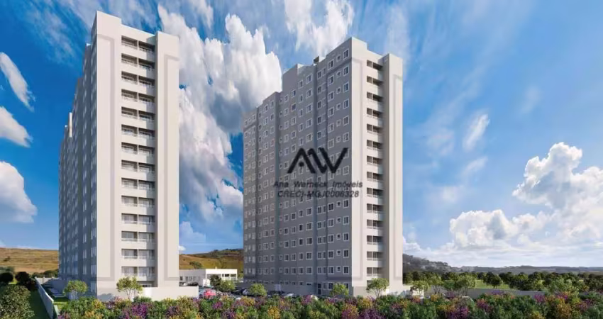 Apartamento com 2 dormitórios à venda, 50 m² por r$ 244.990,00 - aeroporto - juiz de fora/mg