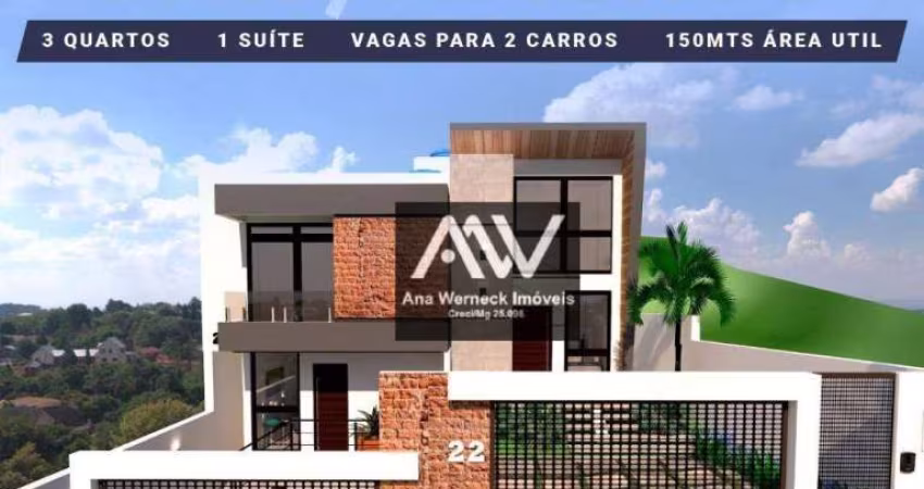 Casa com 3 dormitórios à venda, 150 m² por R$ 550.000,00 - Francisco Bernardino - Juiz de Fora/MG