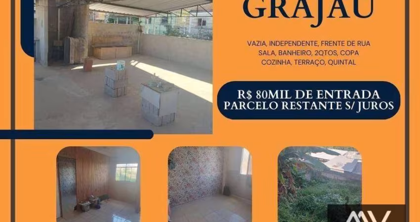 Casa com 2 dormitórios à venda, 100 m² por R$ 80.000 de entrada - Grajaú - Juiz de Fora/MG