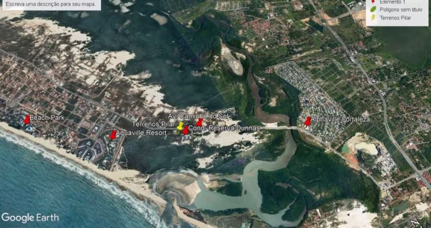 (TE8106) TERRENO 1.320,00m² Localizado no Porto das Dunas - Aquiraz
