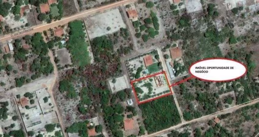 (TE1929) Terreno de 2.772 m² com 2 frentes em Aquiraz/CE