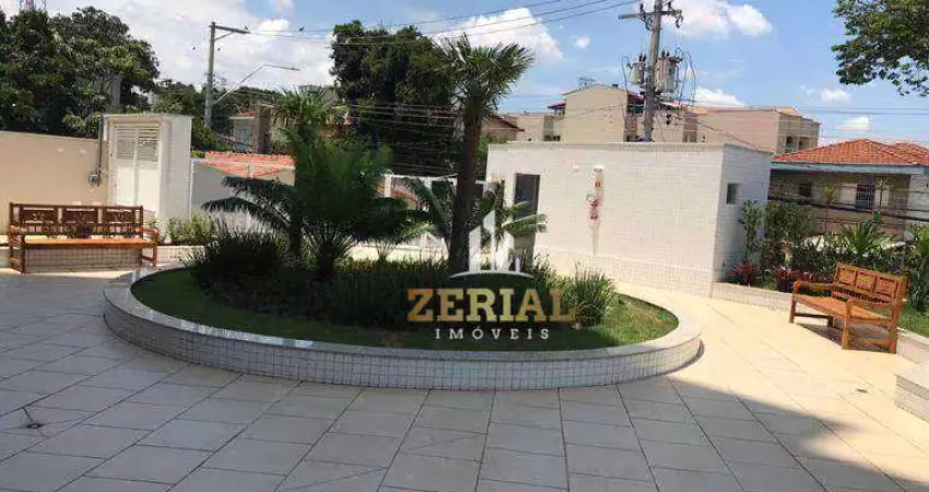 Apartamento com 2 dormitórios para alugar, 62 m² por R$ 3.568,00/mês - Jardim - Santo André/SP