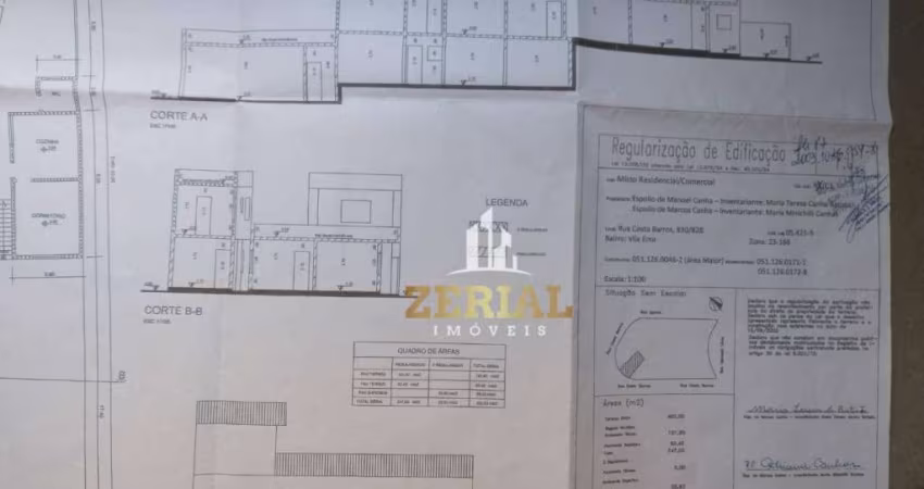 Terreno à venda, 400 m² por R$ 2.350.000,00 - Vila Alpina - São Paulo/SP