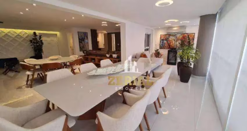 Apartamento com 3 dormitórios à venda, 198 m² por r$ 3.700.000,00 - cerâmica - são caetano do sul/sp