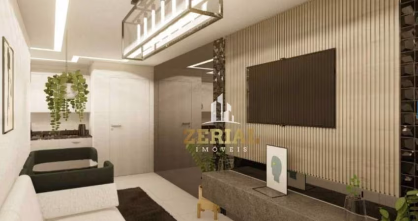 Apartamento Garden com 2 dormitórios à venda, 60 m² por R$ 475.000,00 - Campestre - Santo André/SP