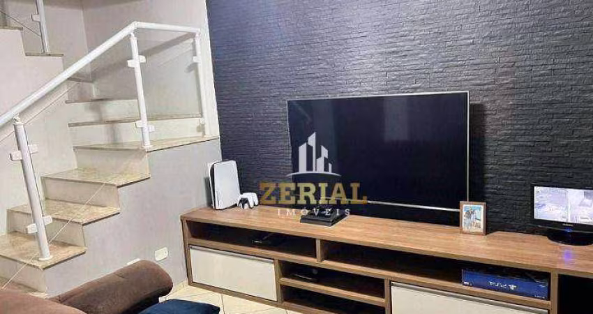 Sobrado com 2 dormitórios à venda, 90 m² por R$ 550.000,00 - Utinga - Santo André/SP