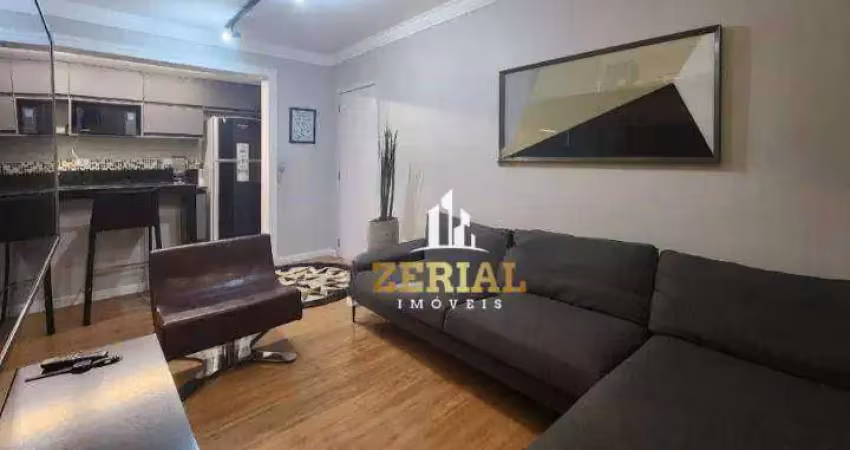 Apartamento com 2 dormitórios, 59 m² - venda por r$ 575.000,00 ou aluguel por r$ 3.040,00/mês - olímpico - são caetano do sul/sp